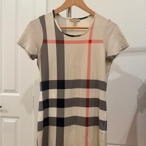 Burberry Beige and Black Striped Top